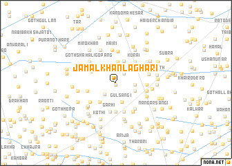 map of Jamāl Khān Laghāri