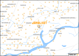 map of Jamālkot