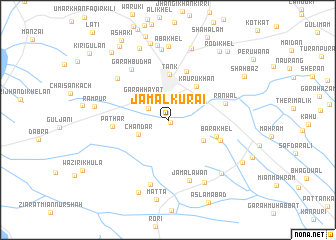 map of Jamāl Kurai