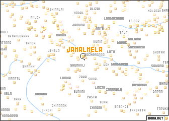 map of Jamāl Mela