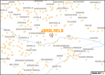 map of Jamāl Mela