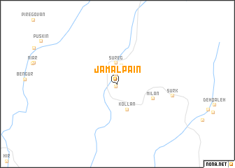 map of Jamāl Pā\