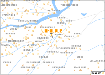 map of Jamālpur