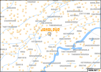 map of Jamālpur