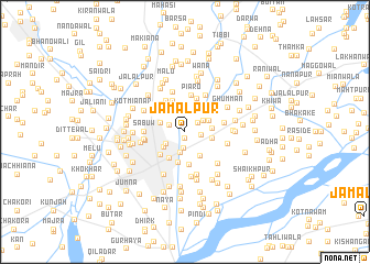 map of Jamālpur