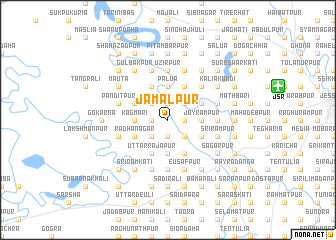 map of Jamālpur