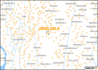 map of Jamālwāla