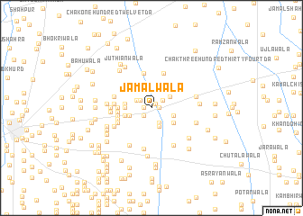 map of Jamālwāla