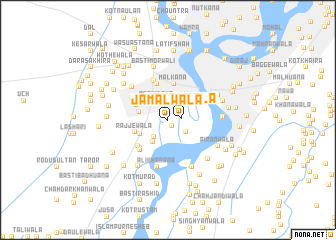 map of Jamālwāla