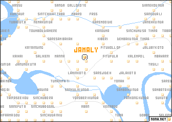 map of Jamaly