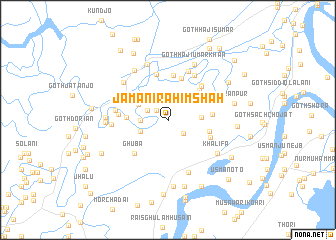 map of Jamāni Rahīm Shāh