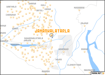 map of Jāmanwāla Tarla