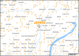 map of Jamāra