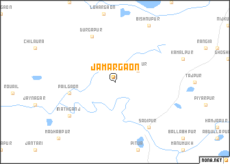 map of Jamārgaon