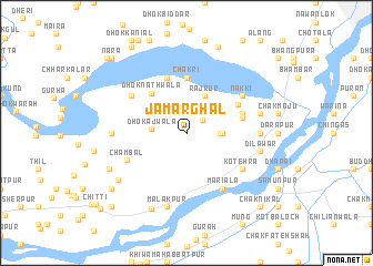 map of Jamarghāl