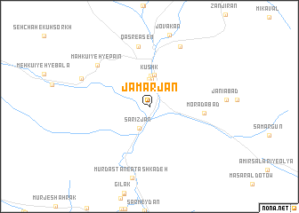 map of Jamār Jān