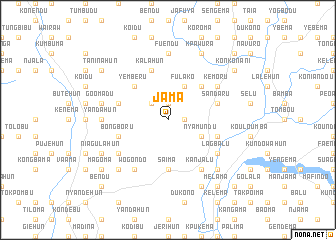 map of Jama