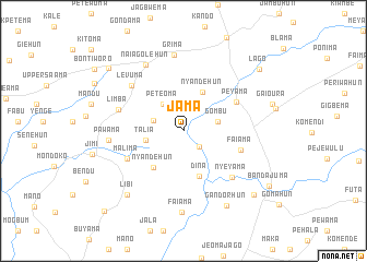 map of Jama