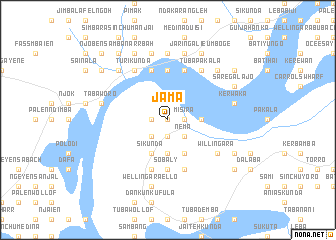 map of Jama