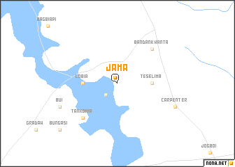 map of Jama