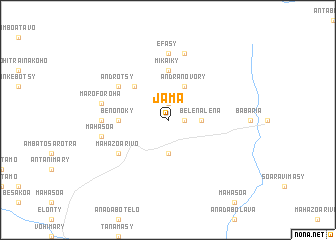 map of Jama