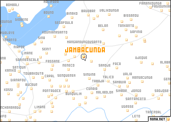 map of Jambacunda