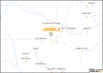 map of Jambalo