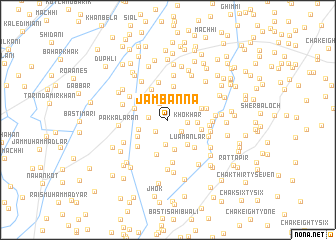 map of Jām Banna