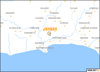 map of Jamban