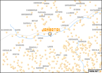 map of Jāmbatai