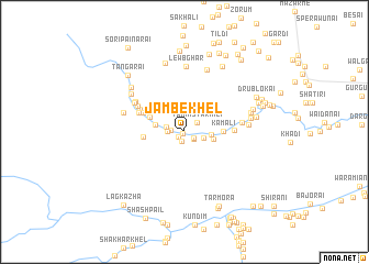 map of Jambe Khel