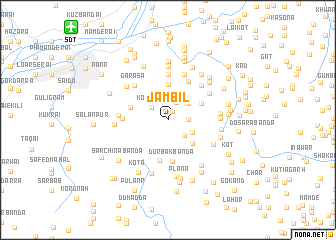 map of Jāmbīl