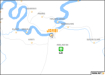 map of Jambi