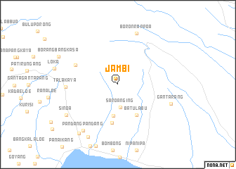 map of Jambi