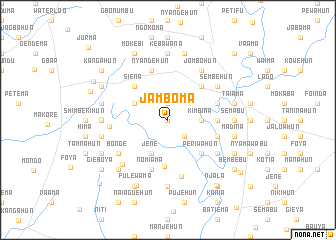 map of Jamboma