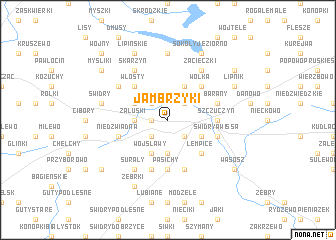 map of Jambrzyki