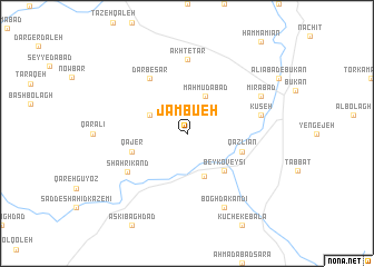 map of Jambū‘eh