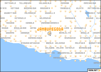 map of Jamburegoda