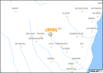 map of Jambu