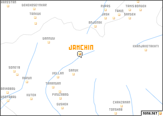 map of Jam Chīn
