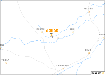 map of Jāmda