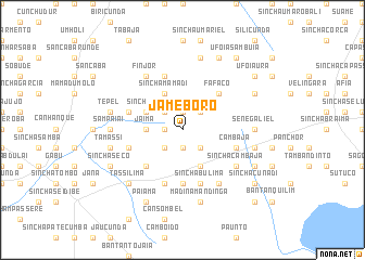 map of Jameboro