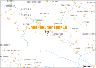 map of Jāmeh Shūrān-e Soflá