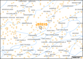 map of Jāmeke