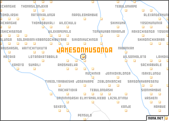 map of Jameson Musonda