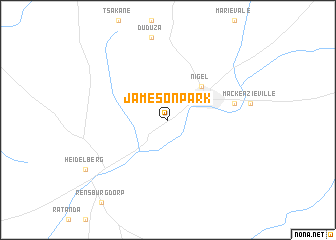 map of Jameson Park