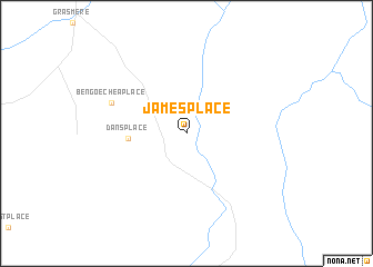map of James Place