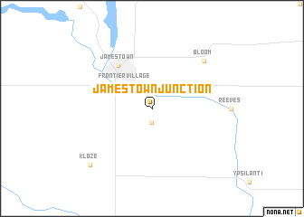 map of Jamestown Junction