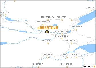 map of Jamestown