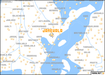 map of Jāmewāla